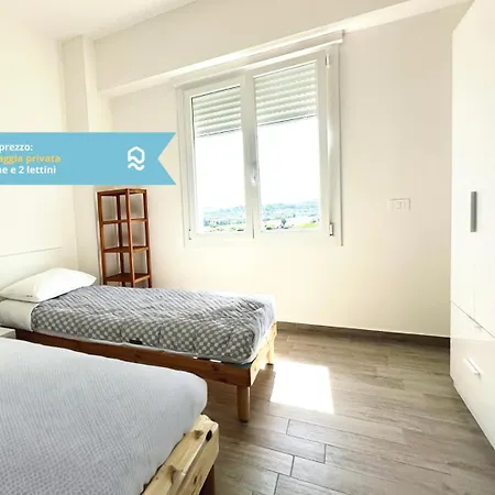 M413 - Marcelli, Quadrilocale Fronte Mare Con Vista E Privata Lejlighed